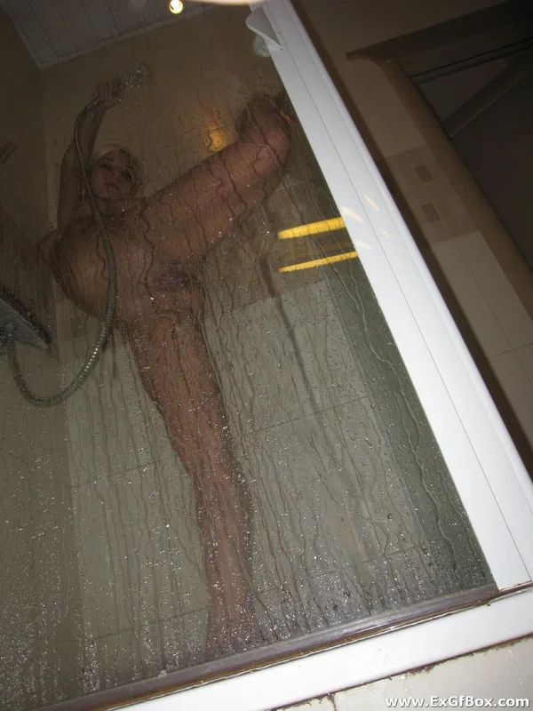 Ex girlfriend Lisa flaunts her sweet titties and hot ass in the shower  - Shower, Girlfriend, Bath, Wet, Amateur, Natural Tits, Ass, Blonde, PAWG, Beautiful  - Photo 19