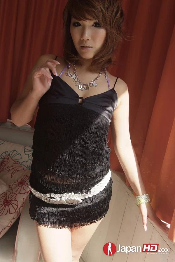 Stunning tiny Asian Akiho Nishimura undresses to show flawless natural tits  - Asian, Brunette, Big Tits, Non Nude  - Photo 8