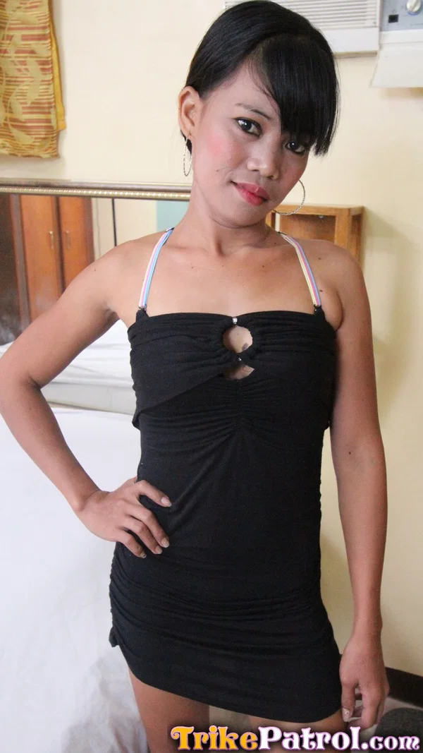 Pretty Asian MILF Leeann strips to show her tiny tits and petite hot ass  - Asian, MILF, Skinny, Babe, Clothed, Ass, Nipples, Panties, Tattoo, Tiny Tits  - Photo 1
