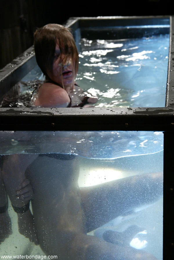 Water Bondage performed by Star Hot XXX  - MILF, Wet, Bondage, Fetish, BDSM, Natural Tits, Lesbian, Blonde, Nipples, Big Tits  - Photo 21