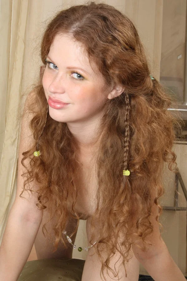 Cute teen in a green pantyhose Elena D. flashing her juicy tits & yummy twat  - Redhead, Ass, Teen, Curly, Pantyhose, Amateur, Cute, Feet, Babe, Tiny Tits  - Photo 16