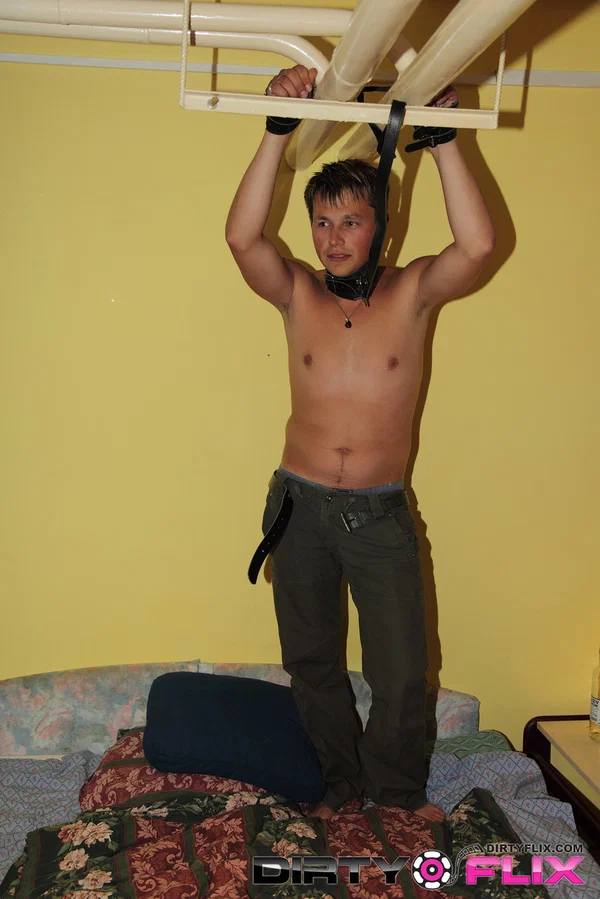 Blonde ties up her boyfriend and makes him watch her banging a stranger  - Cuckold, Hotwife, Fetish, Sexy, Amateur, Teen, Blonde, Petite, Cute, Tiny Tits  - Photo 6