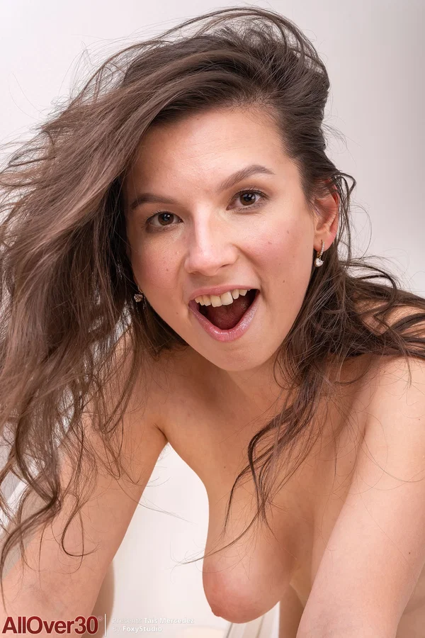 Hot mature brunette Tais Mercedez removes her red dress and spreads her holes  - Hairy, Amateur, Stockings, Anal, Big Tits, Ass, Anal Gape, PAWG, Asshole, MILF  - Photo 15