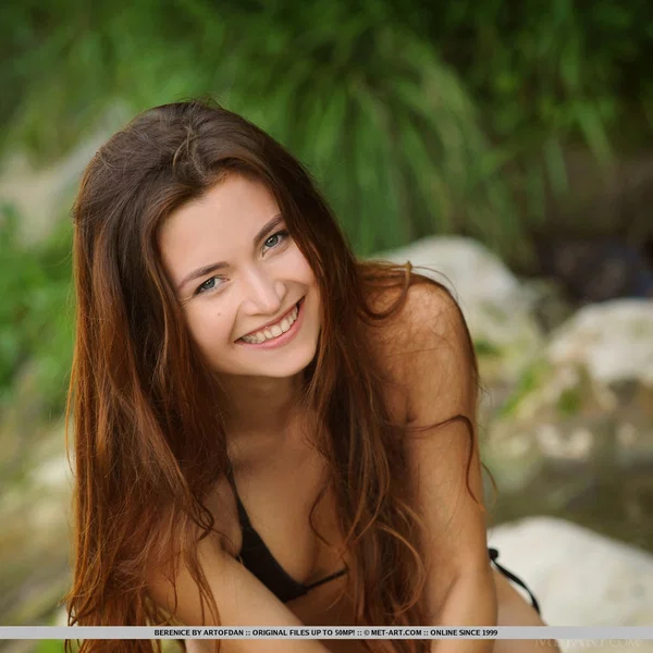 Wet and skinny Euro babe freeing tiny teen tits from bikini for glam pics  - Teen, Thong, Skinny, Outdoor, European, Babe, Glamour, Shaved, Feet, Redhead  - Photo 5