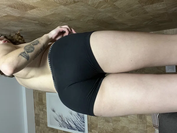 White girl takes off a black thong while wearing a black mini skirt  - Ass, Close Up, Beautiful, Nipples, Babe, Skinny, Shorts, Panties, Tiny Tits, Tattoo  - Photo 9