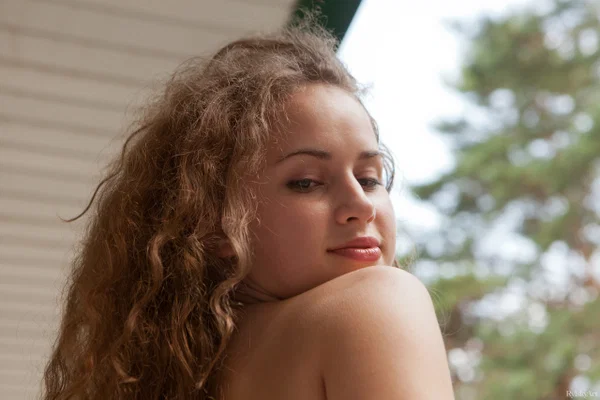 Adorable teen with a hairy cunt Wanda teases with her round ass on a terrace  - Petite, Teen, Outdoor, Nipples, Curly, Pussy, Glamour, PAWG, Model, Ass  - Photo 20