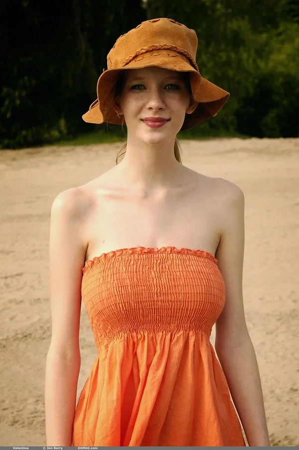 Glamorous babe Valentina shows her juicy tits while fully naked outdoors  - Beautiful, Natural Tits, Outdoor, Saggy Tits, Teen, Skinny, Model, Cute, Big Tits, Babe  - Photo 1
