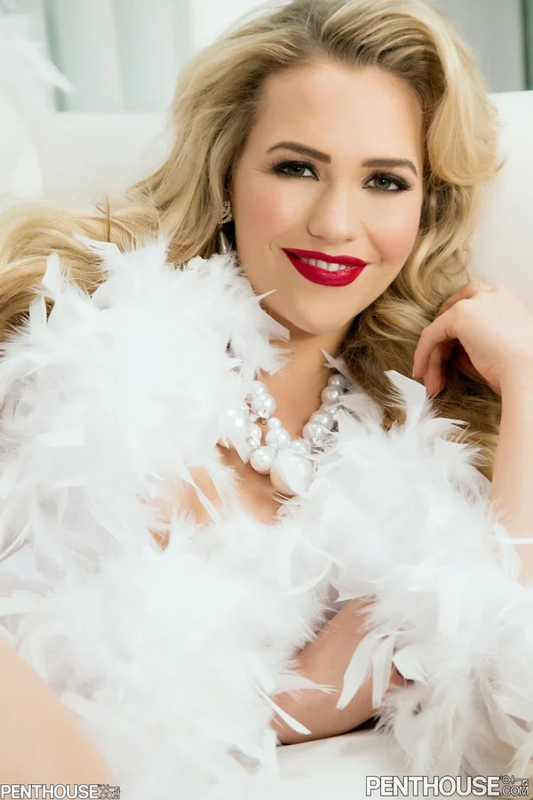 Captivating blonde lady Mia Malkova reveals her medium boobs in a solo  - Centerfold, Beautiful, Glamour, Model, Emo, Blonde, Babe, Solo, Pornstar, White  - Photo 3