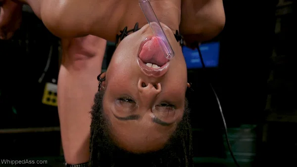 Mature lesbian Ryan Keely has strapon anal sex with sexy ebony babe Kira Noir  - Latex, Anal, Bondage, BDSM, Strapon, Big Tits, Lesbian, Pussy, Ass, Dildo  - Photo 6