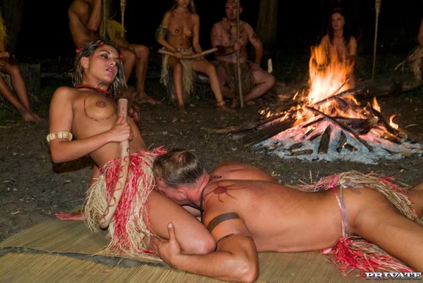 Hot European tribe girl Sarah James gets rammed on the floor beside the fire  - Fetish, MILF, Massage, Pornstar, Hungarian, European, White, Brunette  - Photo 12