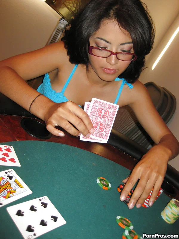 Latina babe in glasses Andrea Kelly strips to expose her slender body  - Glasses, Amateur, Latina, Babe, Short Hair, Solo, Beautiful  - Photo 1