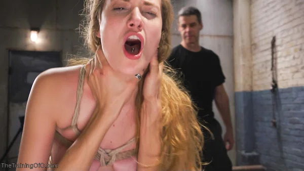 Small-titted babe Samantha Hayes gets tied up & fucked in hardcore sex action  - Bondage, Deepthroat, BDSM, Ass Fucking, Groupsex, Blowjob, Cumshot, Facial, Tiny Tits, Natural Tits  - Photo 18