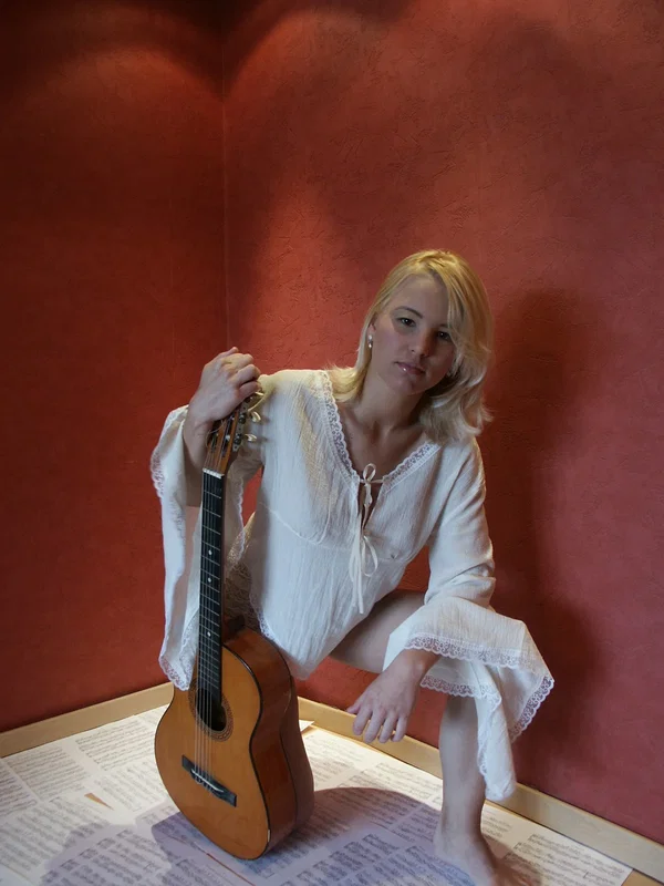 Sexy teen Jessica shows off her big tits & shaved pussy while playing guitar  - Amateur, Short Hair, Shaved, Pussy, Big Tits, Spreading, Beautiful, Solo, Panties, Undressing  - Photo 11
