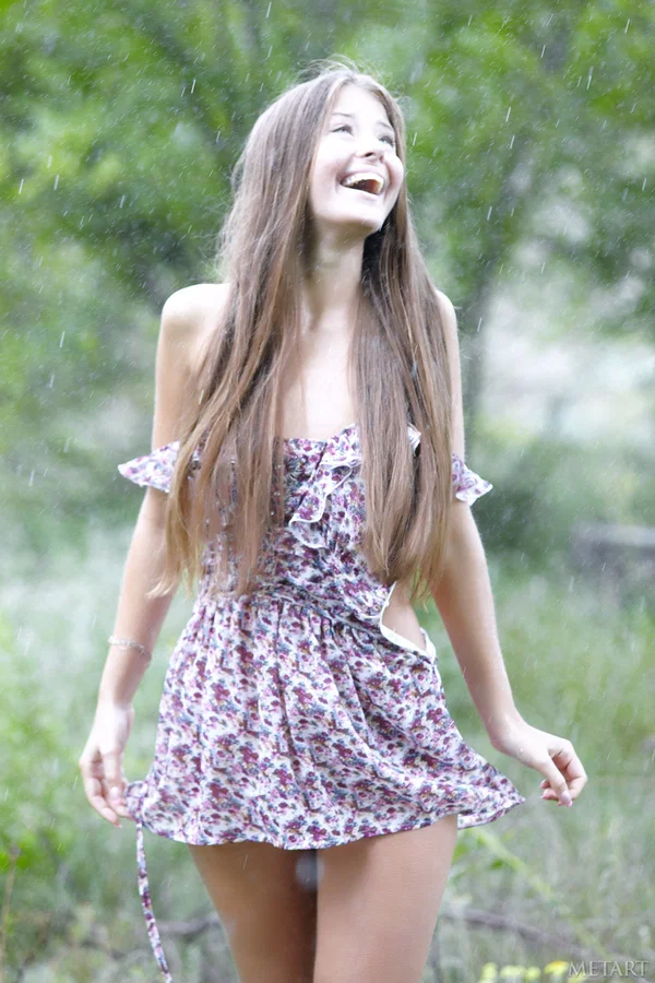 Cute redhead teen Jasmine D poses in a sexy dress and while naked outdoors  - Perfect, Amateur, Babe, Glamour, Beautiful, Solo, Model, Sexy, Cute, Teen  - Photo 10