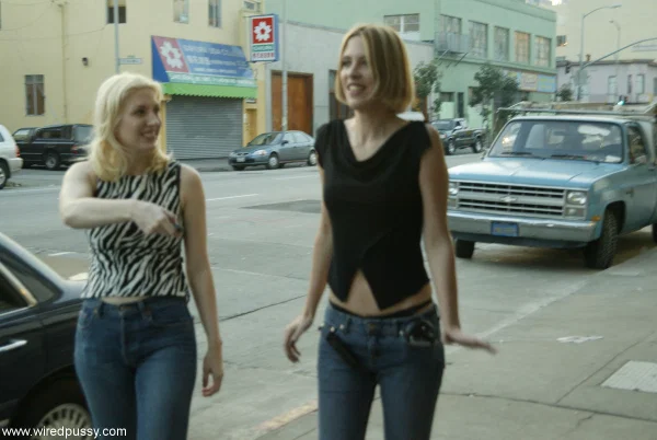 Heaven Lee is fitted with a electric cock during the course of a lesbian fuck  - Jeans, Short Hair, MILF, BDSM, Clothed, Bondage, Panties, Blonde, Lesbian, Outdoor  - Photo 9
