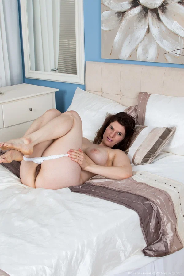 British MILF Brianna Green spreads her hairy pussy to show her sweet interior  - Hairy, Curvy, MILF, BBW, Chubby, Amateur, British, Ass, Panties, Thick  - Photo 12