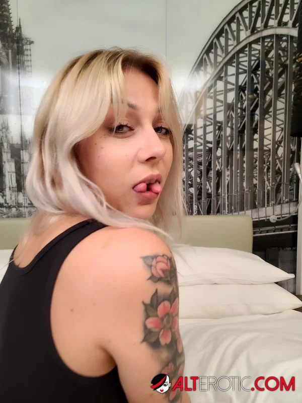 Body modifier Nayomi Sharp has POV sex with her tattooed lover  - Tattoo, POV, Pussy, Fetish, Handjob, Close Up, Shaved, Natural Tits, Tiny Tits, Hardcore  - Photo 2
