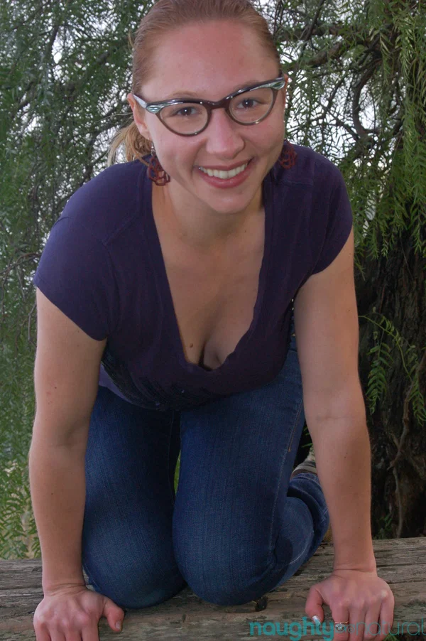 Nerdy amateur wife Maggie Mayhem shows her big tits & hairy cunt in public  - Hairy, Glasses, Public, Outdoor, Redhead, Amateur, Spreading, Natural Tits, Big Tits, Feet  - Photo 2