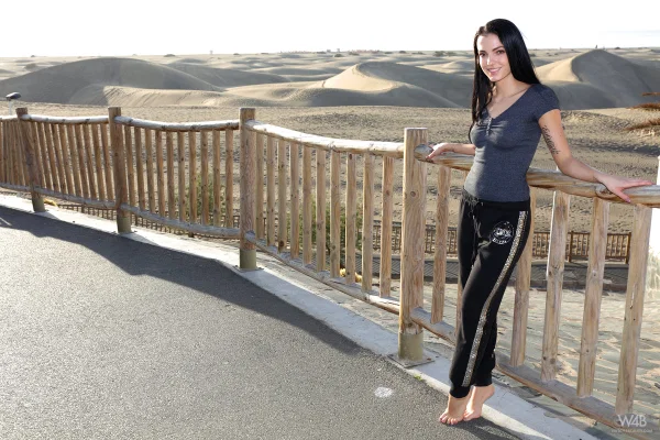Teen solo girl with dark hair models naked all over the world  - Teen, Outdoor, Babe, Brunette, Clothed, Glamour, Spreading, Pussy, Bikini, Ass  - Photo 9