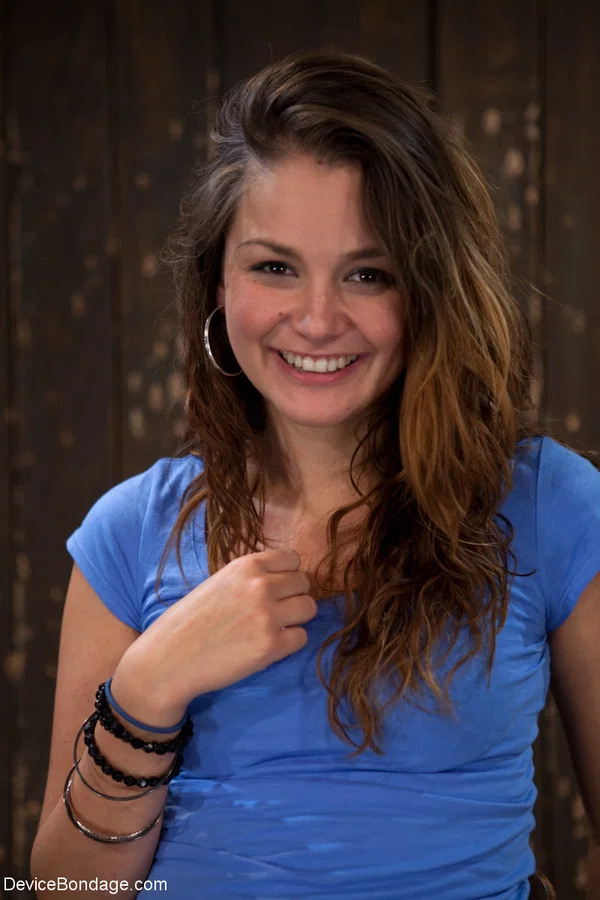 Cutie Allie Haze gets toyed by her handler while restrained in the stocks  - Bondage, Fetish, BDSM, Petite, Sexy, Natural Tits, Pussy, Feet, Teen, Clothed  - Photo 3