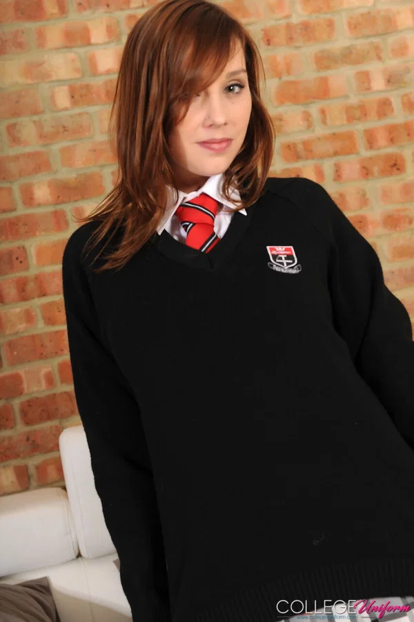 College Uniform featuring Jo Evans Hot Pictures  - Schoolgirl, College, Upskirt, White, Uniform, Skinny, Non Nude, Outdoor  - Photo 10