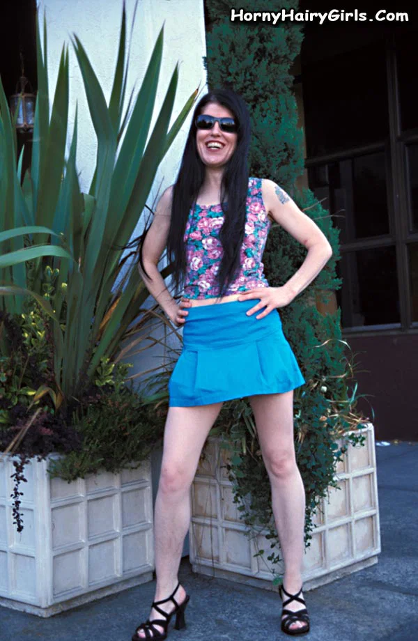 Long haired mature with a hairy twat Serafina strips slowly and takes a cock  - Hairy, Amateur, Pussy, Spreading, Glasses, Outdoor, Non Nude  - Photo 2