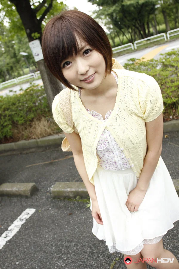 Asian babe Asakura blows a hairy cock & toys with a clit tickler in a car  - Short Hair, Hairy, Asian, Panties, Outdoor, Sexy, Petite, Brunette, Pussy, Handjob  - Photo 1
