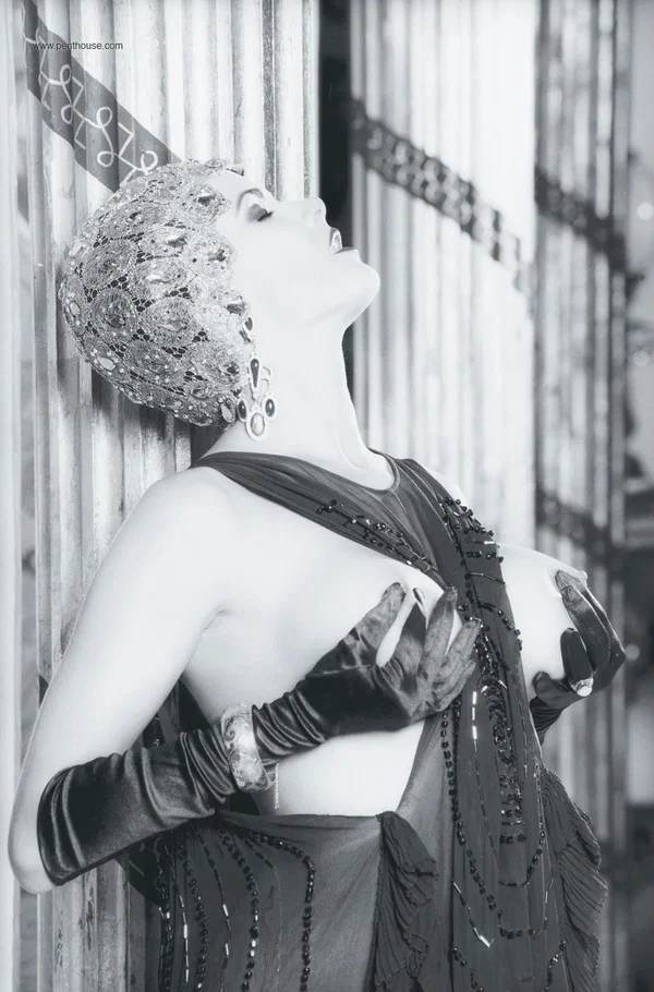 Stunning vintage centerfold Tiffany Burlingame presents and touches her twat  - Centerfold, Model, Spreading, Ass, Pussy, White, Nipples, Glamour, High Heels, Babe  - Photo 2