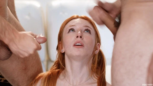 Naughty teen Madi Collins gets a DP in a kinky MFM 3some with her stepdad  - Double Penetration, Anal, MMF, Petite, Cute, Family, Threesome, Teen, Cumshot, Redhead  - Photo 19