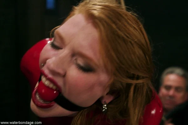 Water Bondage performed by Madison Young Sex Pics  - Latex, Fetish, Wet, MILF, Bondage, Redhead, BDSM, High Heels, Ass, Dildo  - Photo 15
