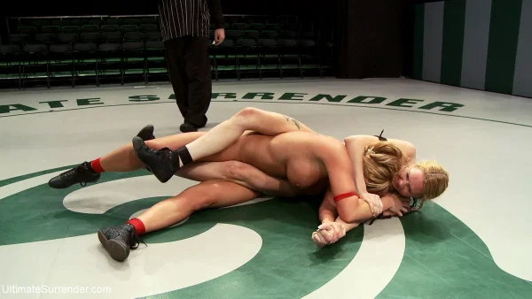White girls are forced into wrestling matches while restrained to the floor  - Mature, MILF, Shorts, BDSM, Lesbian, Bondage, Legs, Ass, Face, Tattoo  - Photo 21