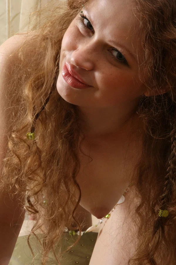 Cute teen in a green pantyhose Elena D. flashing her juicy tits & yummy twat  - Redhead, Ass, Teen, Curly, Pantyhose, Amateur, Cute, Feet, Babe, Tiny Tits  - Photo 15