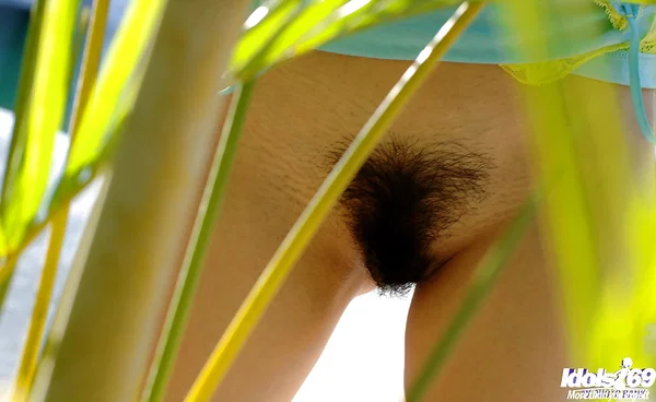 Asian coed Hikari Hino revealing her perfect bosoms and hairy pussy outdoor  - Japanese, College, Asian, Outdoor, Babe, Big Tits, Pool, Natural Tits, Lingerie, Nipples  - Photo 14