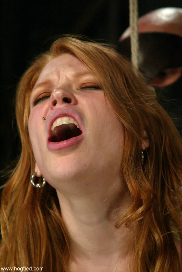 Horny skinny teen Madison Young gets bound and toyed by a kinky dom  - Couple, BDSM, Bondage, Redhead, Nipples, MILF, Legs, Natural Tits, Spanking, Ass  - Photo 5