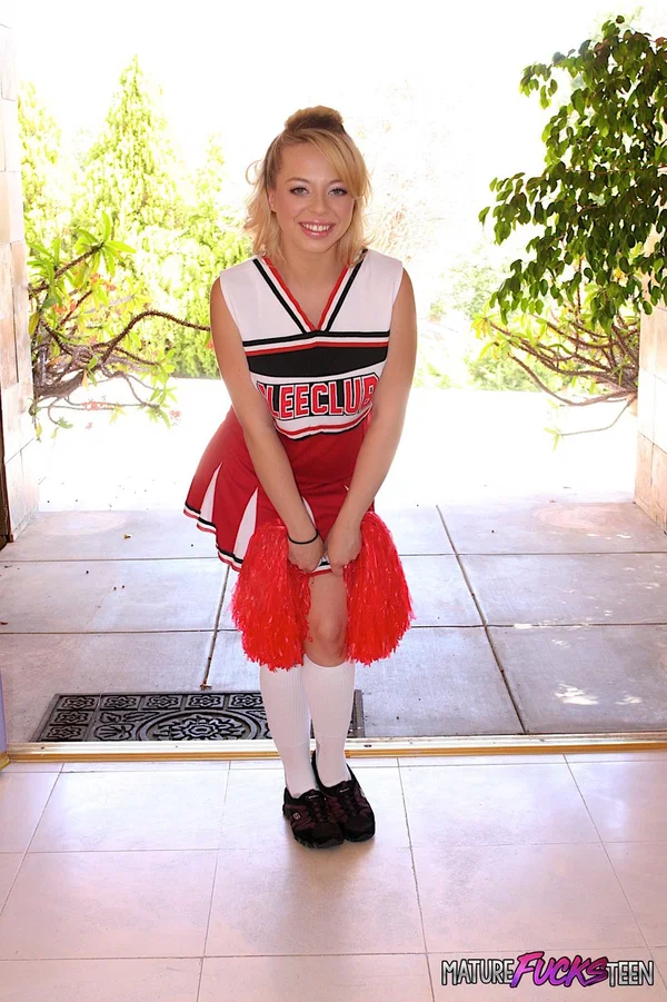 Naughty cheerleader Aurora Monroe enjoys wild hardcore sex with a hung coach  - Cheerleader, Old Young, Mature, Teen, Petite, Cute, Schoolgirl, Outdoor, Pussy, Big Tits  - Photo 4