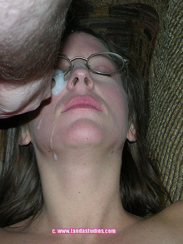 Mature amateur in glasses Elise gets her pierced tits sucked & her twat fucked  - Amateur, Mature, Glasses, Facial, Piercing, Cumshot, Ass Fucking, Handjob, Doggy Style, Tiny Tits  - Photo 19