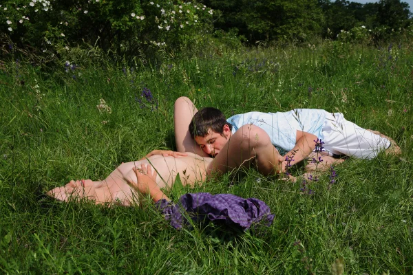 Dark haired teen and her boyfriend have sex in a grassy area  - Pussy Licking, Doggy Style, Outdoor, Amateur, Natural Tits, Ass Fucking, Cumshot, Hardcore, Cowgirl, Blowjob  - Photo 6