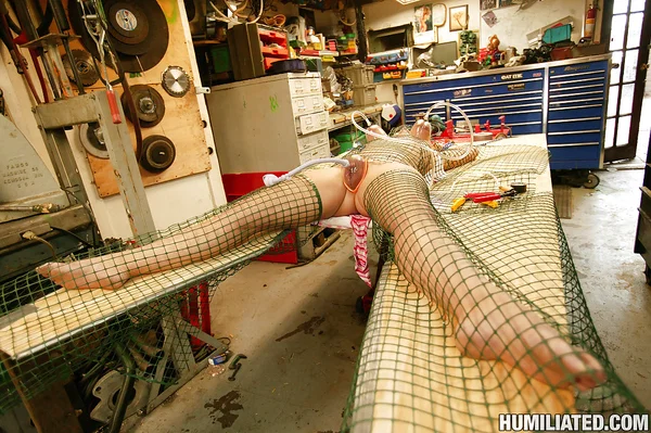 Teen Brooke Adams was drilled by strange BDSM toys in a hot clip  - Bondage, Teen, Dildo, Pussy, Close Up, BDSM, Shaved, Cute  - Photo 12