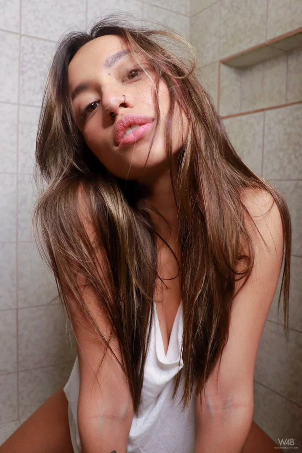 Natural-titted Latina teen Camila Luna fingers her wet cunt in the shower  - Venezuela, Shower, Wet, Latina, Sexy, Pussy, Teen, Ass, Amateur, Natural Tits  - Photo 1