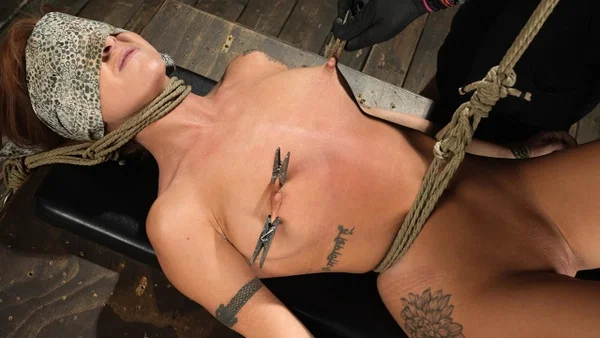 Hogtied featuring Lumi Ray, The Pope XXX Pictures  - Squirting, BDSM, Emo, Redhead, Blindfold, Bondage, Tattoo, Non Nude, Nipples, Pussy  - Photo 13