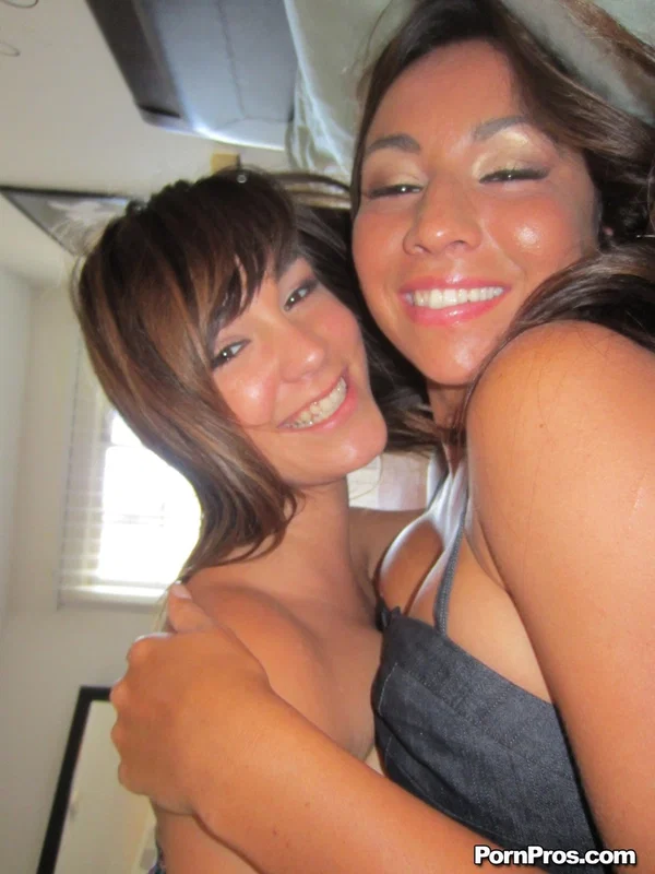 Dark haired beauties Holly and Stephanie cuddle and kiss in bed  - Reality, Ebony, Lesbian, African, Shorts, Ass, Black, Cute, Teen, PAWG  - Photo 10