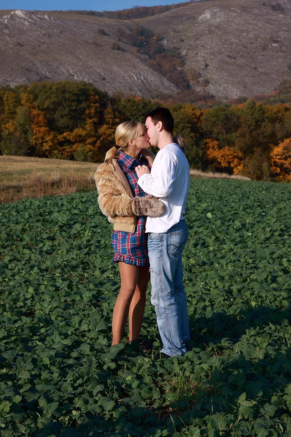 Blonde girl and her boyfriend have sex in a crop field away from prying eyes  - Ass Fucking, Doggy Style, Farm, Czech, Outdoor, Fingering, Hardcore, Teen, Kissing, Cumshot  - Photo 2