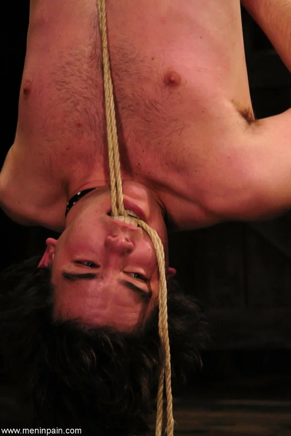 Redhead female Claire Adams delivers CBT to suspended male slave  - Femdom, Redhead, MILF, Bondage, BDSM, Spreading, Feet, Non Nude  - Photo 17