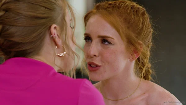 Lesbian masseuse Octavia Red seduces and fucks teen Madi Collins  - Redhead, Massage, Reality, Lesbian, Petite, Clothed, Shorts, Kissing, Ass, Facesitting  - Photo 12