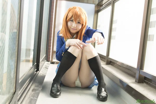 Flame-haired Asian girl Ai Misaki gets creampied in a wild gangbang  - Japanese, Asian, Schoolgirl, Gangbang, Pussy, Blowbang, Spreading, Blowjob, Feet, Handjob  - Photo 3