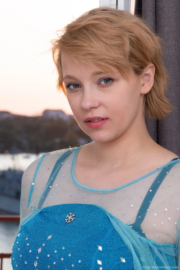 Elegant babe Uli removes her dress and lingerie to finger her hairy pussy  - Thick, Amateur, Big Tits, Short Hair, Hairy, Chubby, Curvy, BBW, Pussy, Spreading  - Photo 1