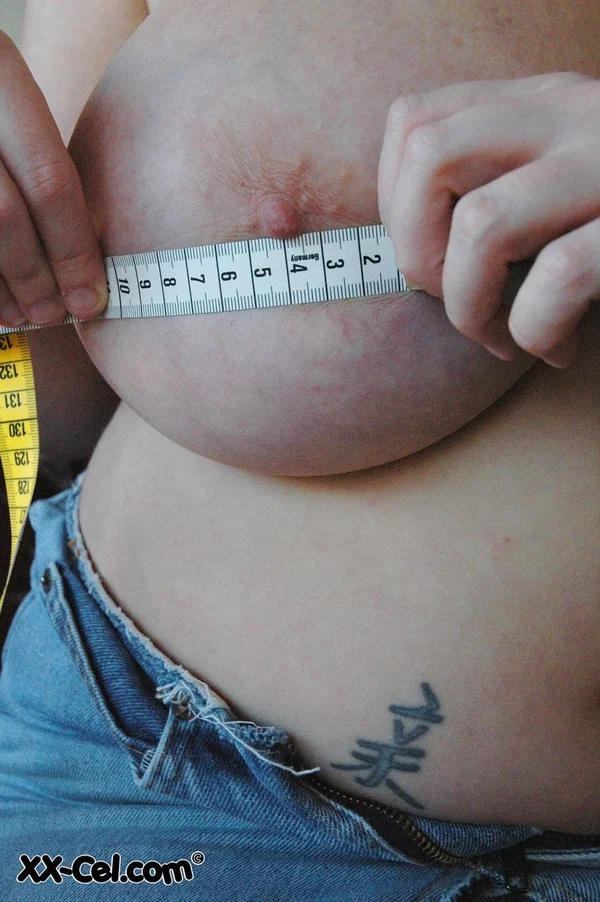 Blonde mature Davina measures her massive tits and milks her nipples  - Mature, Nipples, Big Tits, Chubby, BBW, Thick, Amateur, Curvy, Close Up, Blonde  - Photo 16