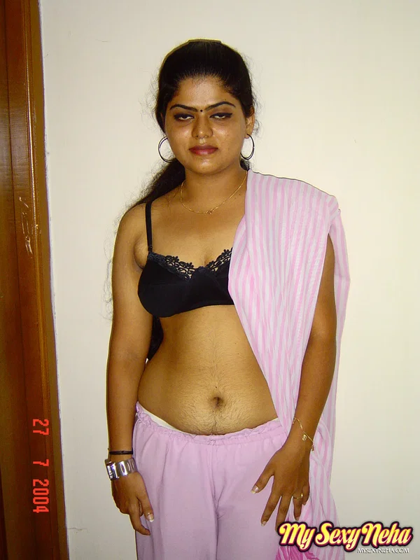 Indian girl Neha sets her natural boobs free of a black brassiere  - Indian, Clothed, Nipples, Face, Tiny Tits, Close Up  - Photo 13