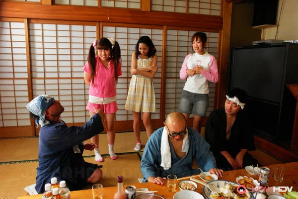 Perverted Japanese farmers get their innocent vaginas boned in an orgy  - Farm, Japanese, Asian, Groupsex, Creampie, Ass Fucking, Reality, Fingering, Socks, Doggy Style  - Photo 6