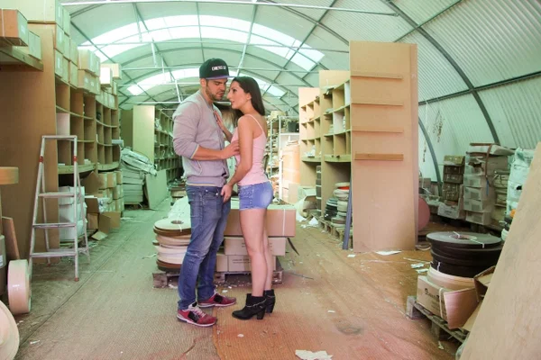 Hot Spanish chick Jimena Lago gets hardcore fuck & gooey facial in a warehouse  - Teen, Latina, Outdoor, European, Brunette, Cute, Pussy, Spreading  - Photo 6